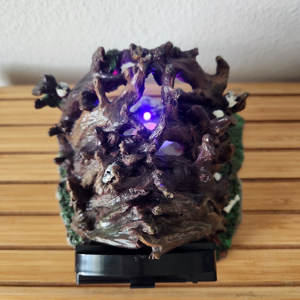 RARE Lemax Spooky Town Collection Haunted Grove 2006 Light Up Ghost Cave Retired - Picture 10 of 16